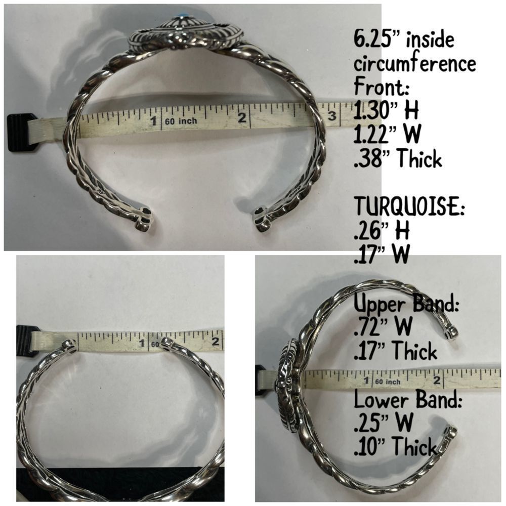 Carolyn
Pollack Turquoise Bangle Bracelet - Picture 8 of 8